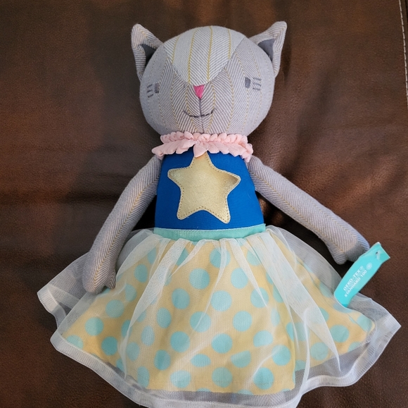 OEKO-TEX Other - OEKO-TEX Cat Star Dress Stuffed Animal Toy
